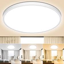 Moderne LED-Deckenlampe: Flaches Design für stilvolle Beleuchtung