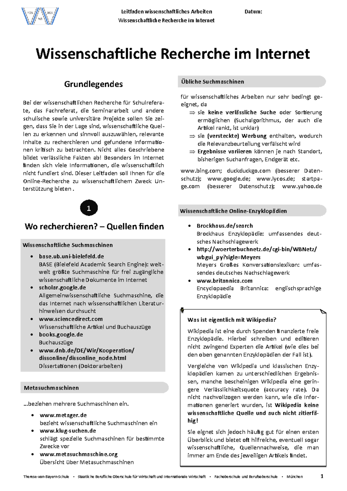 Die Rolle von Suchmaschinen bei der Suche nach wissenschaftlichen Artikeln