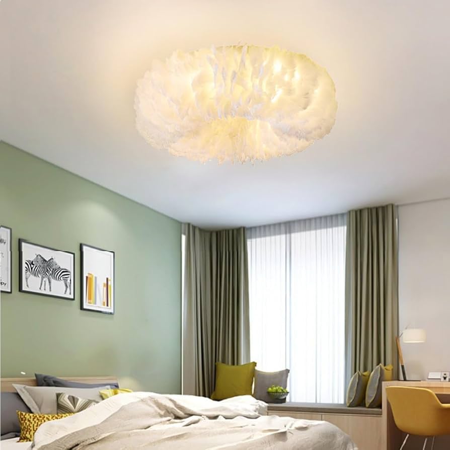 Elegante Beleuchtung mit Federlampe Decke: Leichtigkeit und Stil vereint