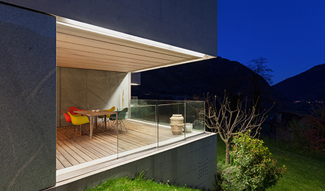 außenbeleuchtung terrasse decke