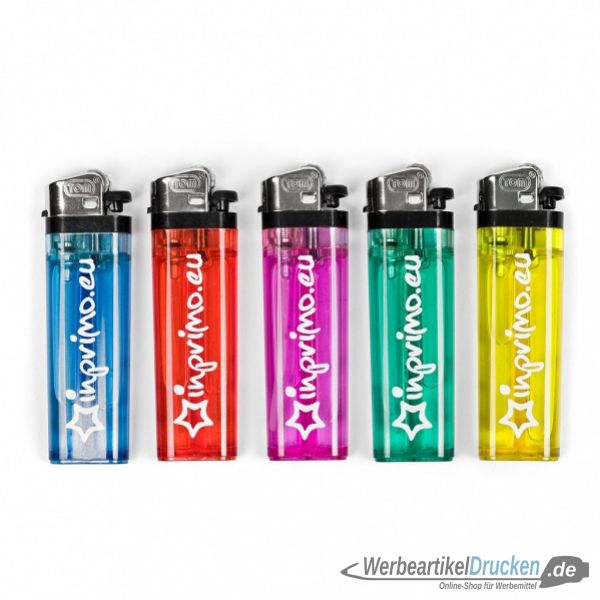 Effektive Werbung im Taschenformat: Feuerzeug mit individuellem Werbeaufdruck