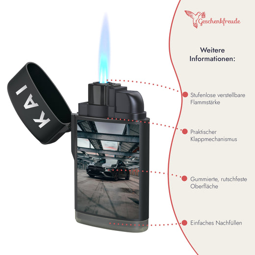 Effektive Werbung im Taschenformat: Feuerzeug mit Werbedruck