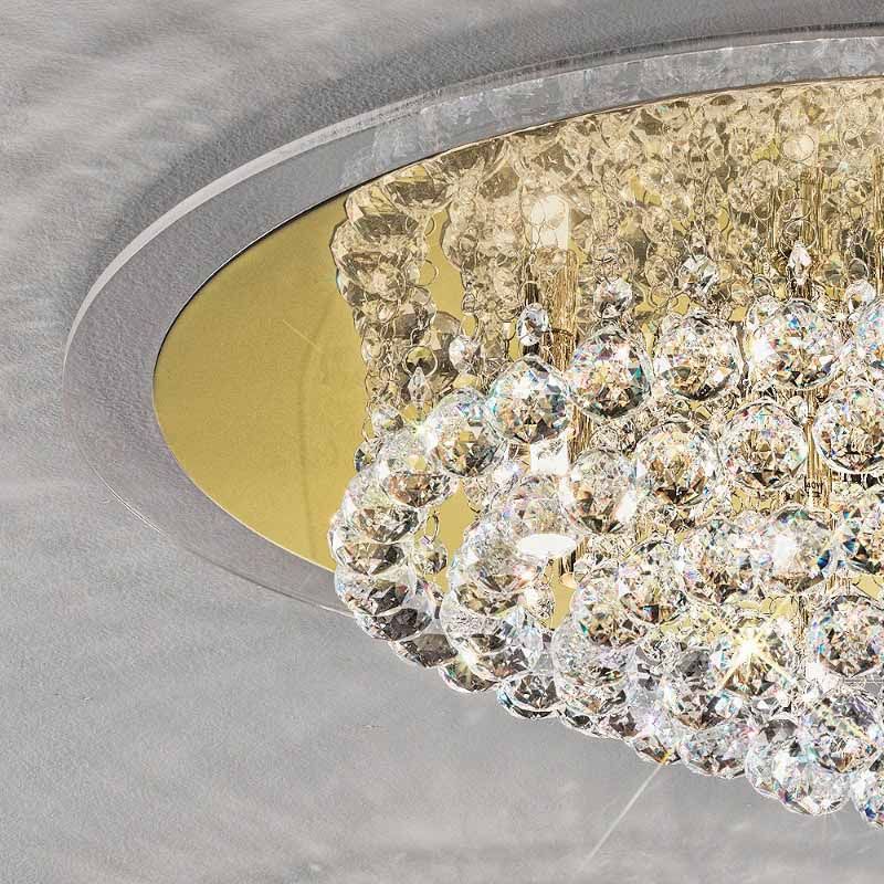 Elegante Kristall Deckenleuchte mit energiesparender LED-Technologie