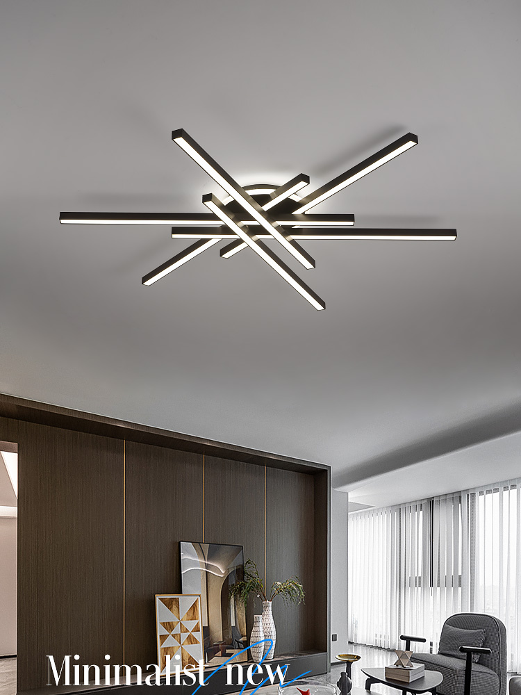 Stilvolle Lampe für die Wohnzimmerdecke: Beleuchtung mit Eleganz